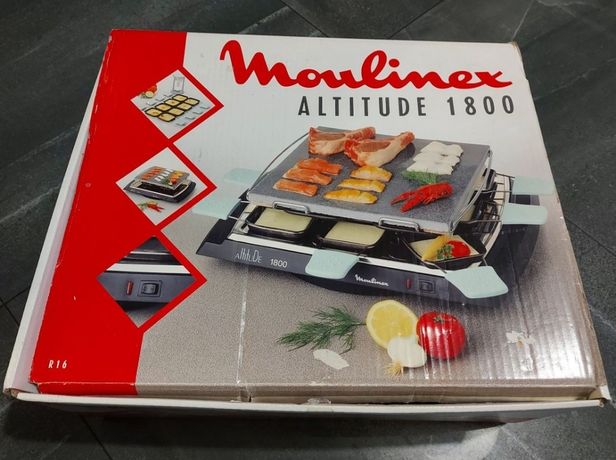 Moulinex Altitude 1800, gril elektryczny z płytą

kamienną.