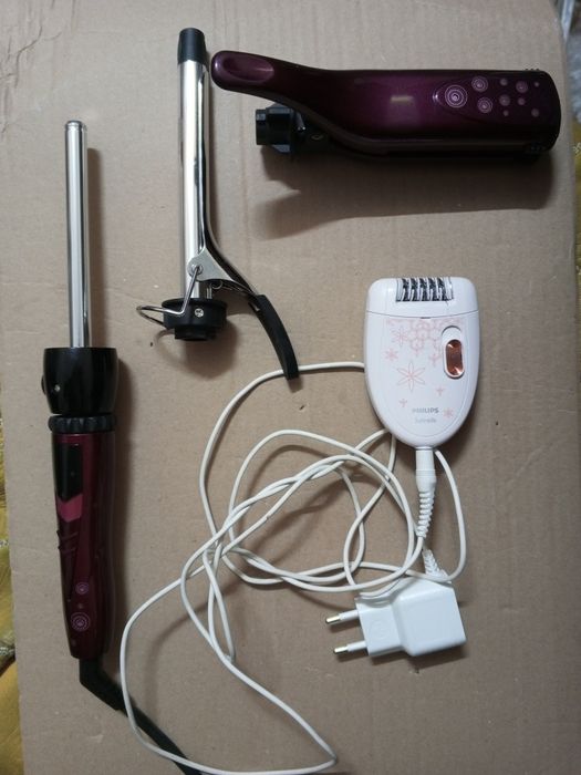 Лампа для ногтей Термобигуди Эпилятор Филипс депилятор плойка ровента