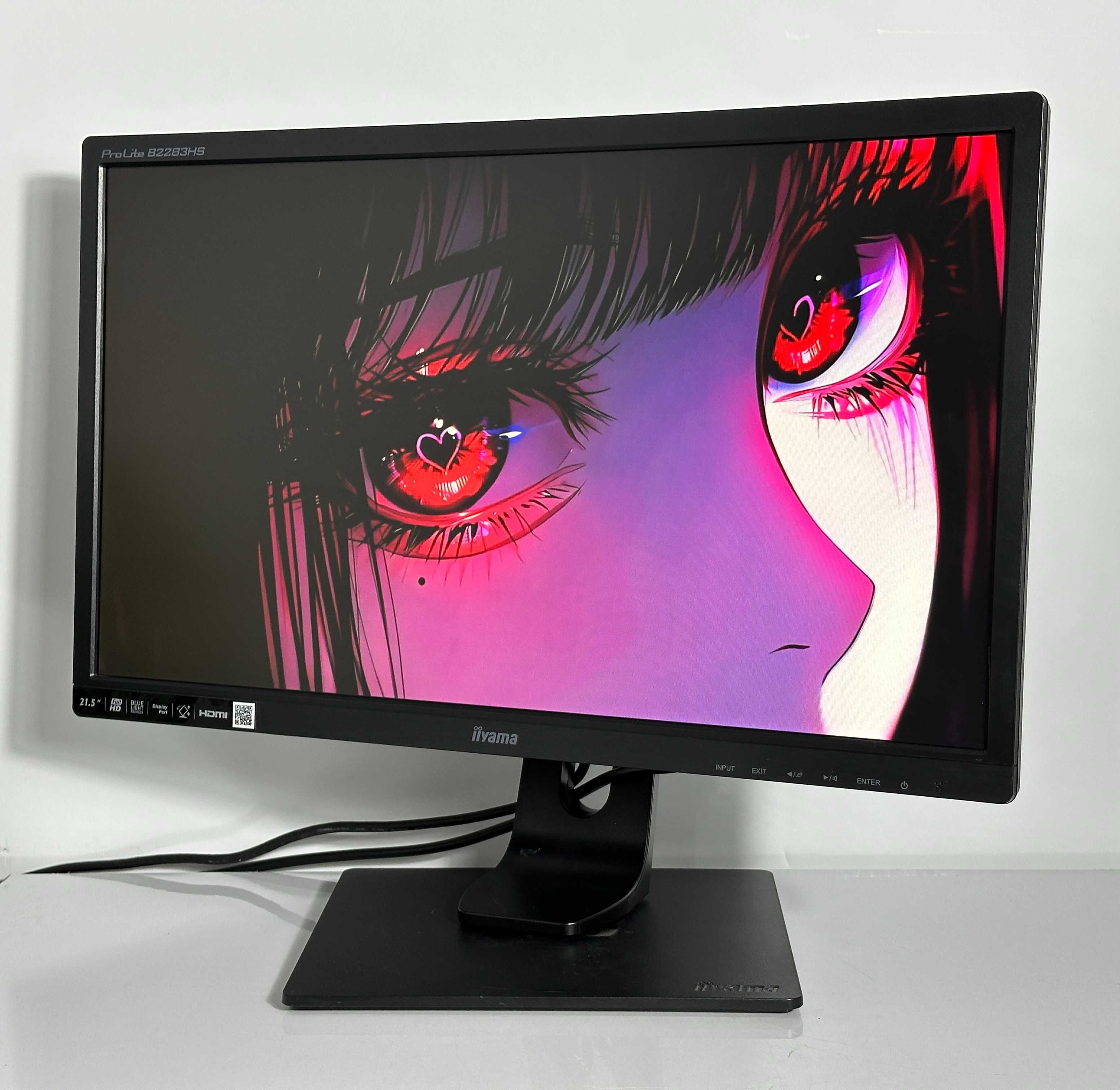 Gamingowy Monitor iiYama B2283HS FHD 21" 75Hz HMDI DisplayPort +zestaw