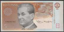Estonia 5 koron 1994 - Keres -  CV - stan bankowy UNC