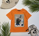 98 Garanimals 3 lata USA koszulka z robotem tshirt letnia koszulka