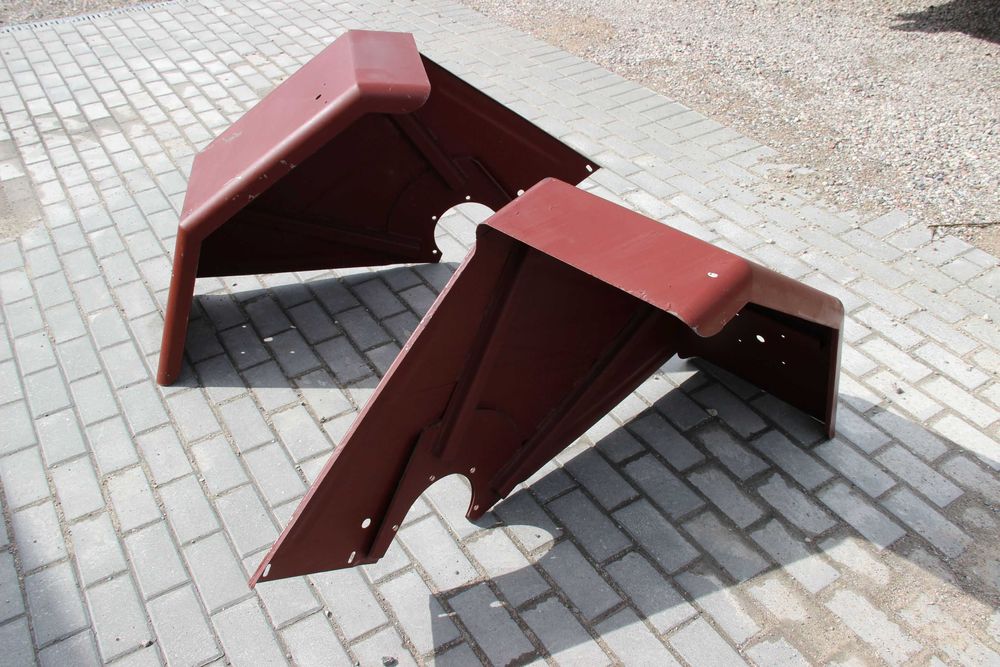 Błotniki błotnik tylny metalowy kwadrat C-360 C360-3P C360