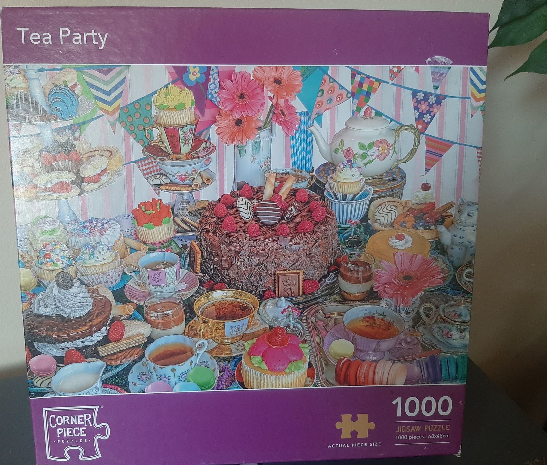 Puzzle Corner Piece 1000 - Tea Party