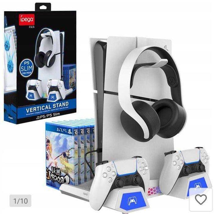 iPega PG-P5S023 - Stacja z chłodząca RGB do Sony PS5 / PS5 Slim