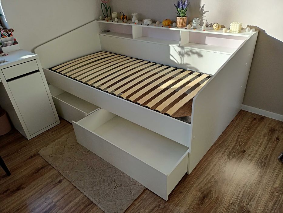 łóżko młodzieżowe dla nastolatki, stylowe