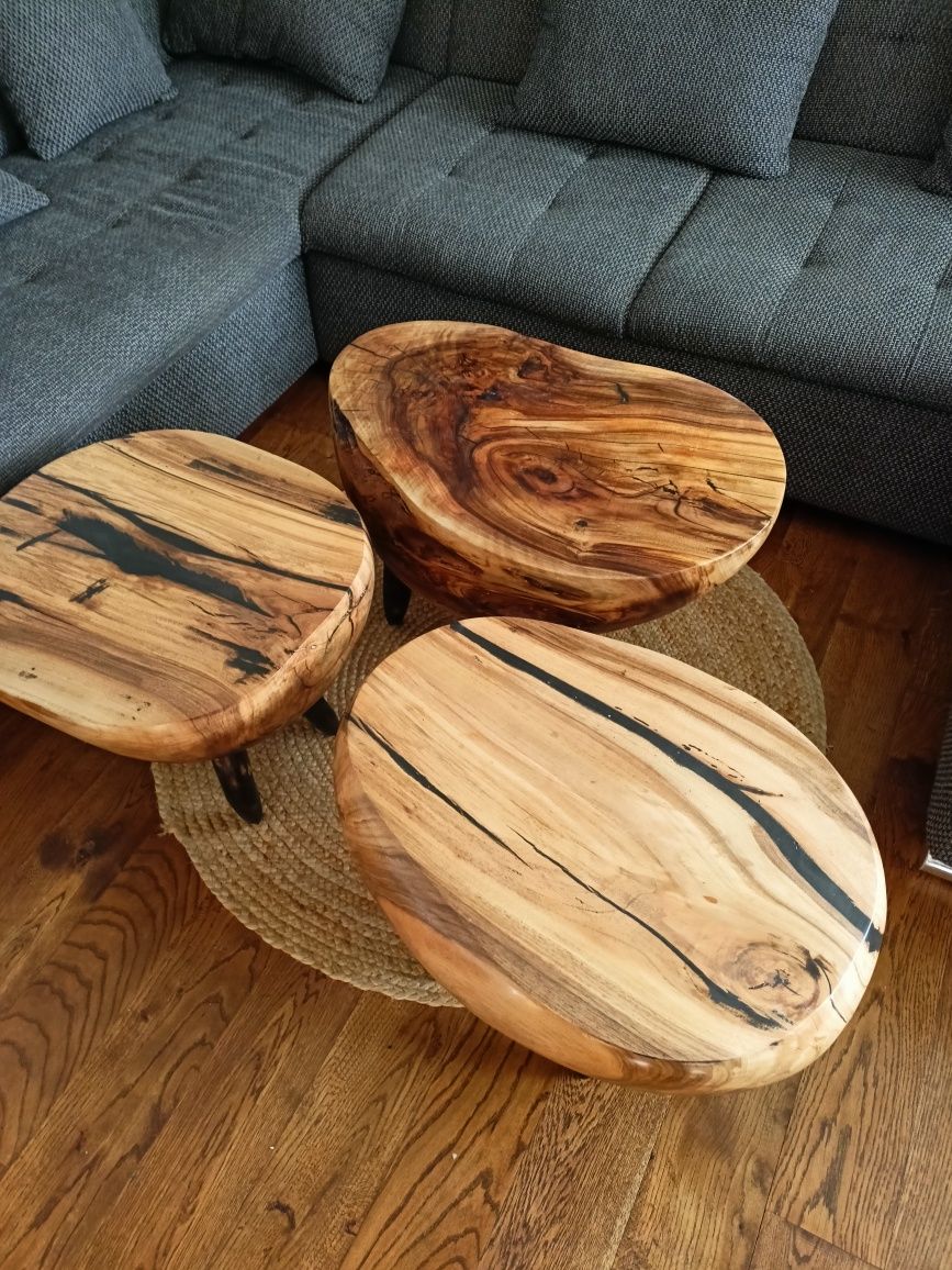 Stoliki kawowe,stolik drewniany,orzech włoski