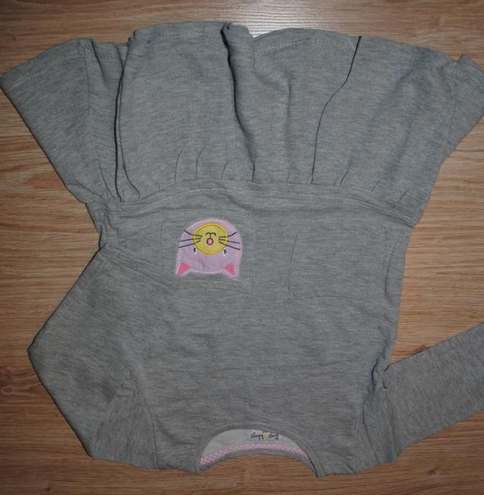 134-> dresowa sukienka z falbanką na dole Bugs&Hugs r104/110