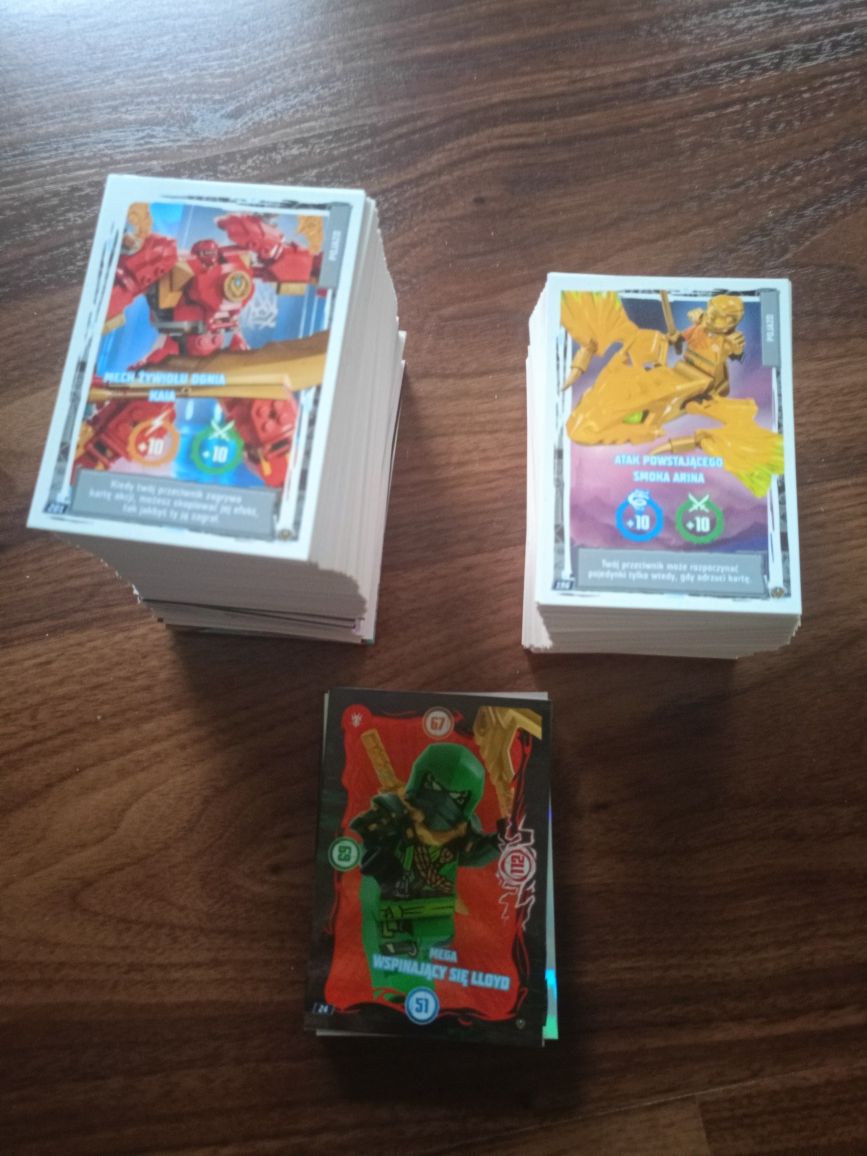 Karty LEGO Ninjago TCG 9 seria 9 następny poziom sprzedam