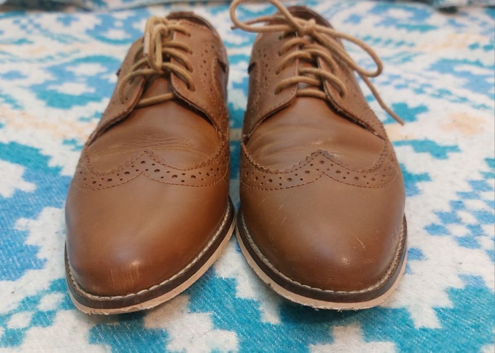 ASOS MAI Leather Brogues. Жіночі броги.