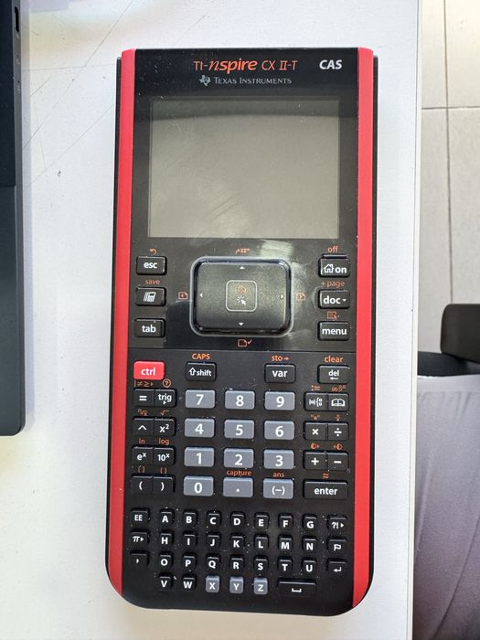 Calculadora Texas CAS com cabos e códigos de acaso por mais 2 anos