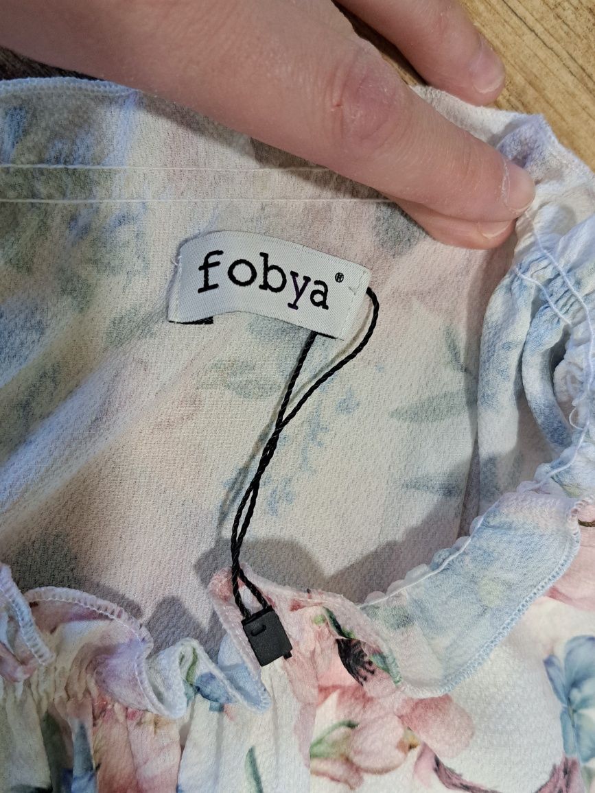 Sukienka w kwiaty wygodna zwiewna Maxi elastyczna