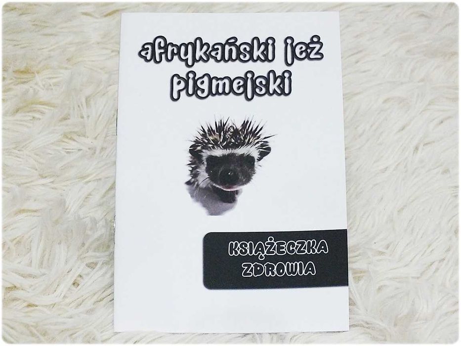Książeczka Zdrowia Jeż pigmejski Nowa