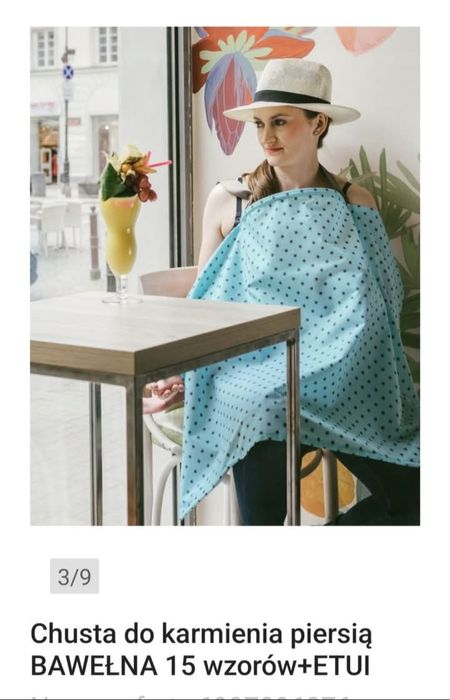 Chusta do karmienia piersią