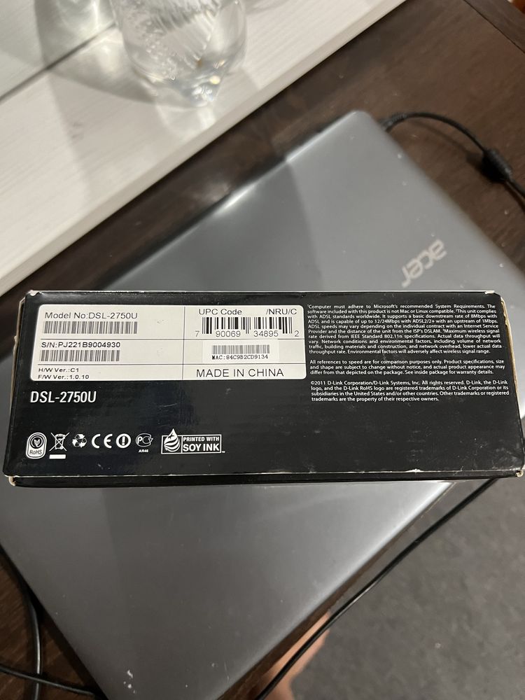 маршрутизатор d-link dsl 2750u