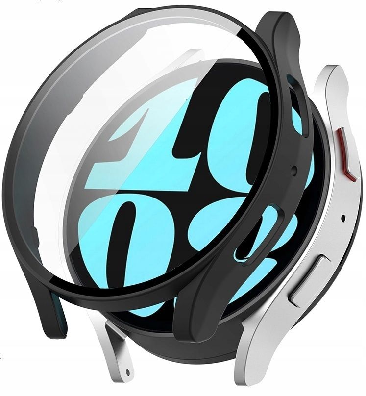 2x Szkło + Etui Pełne Samsung Galaxy Watch 6 40mm