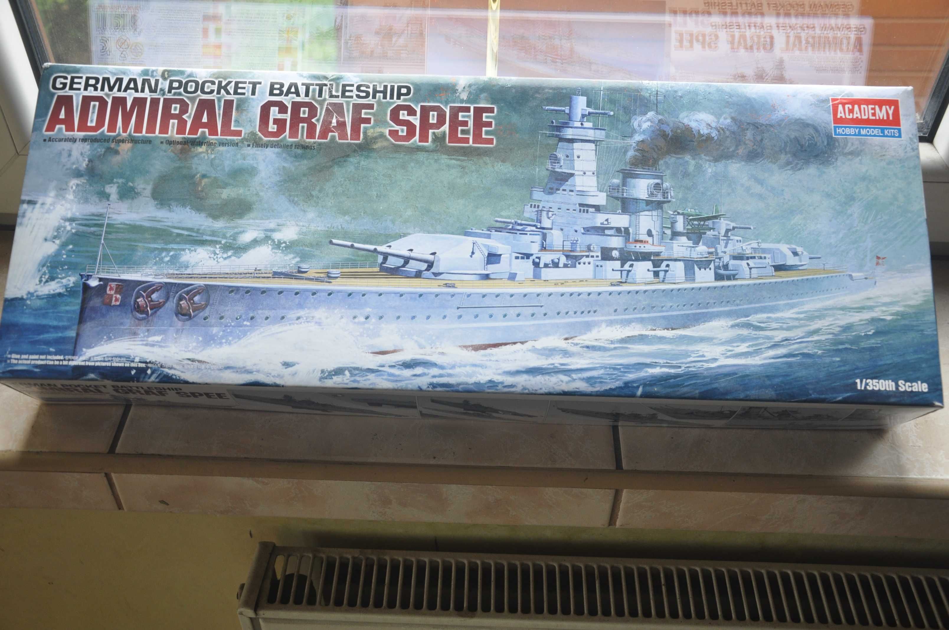 academy Admiral Graf Spee 1/350 pancernik kieszonkowy tamiya trumpeter