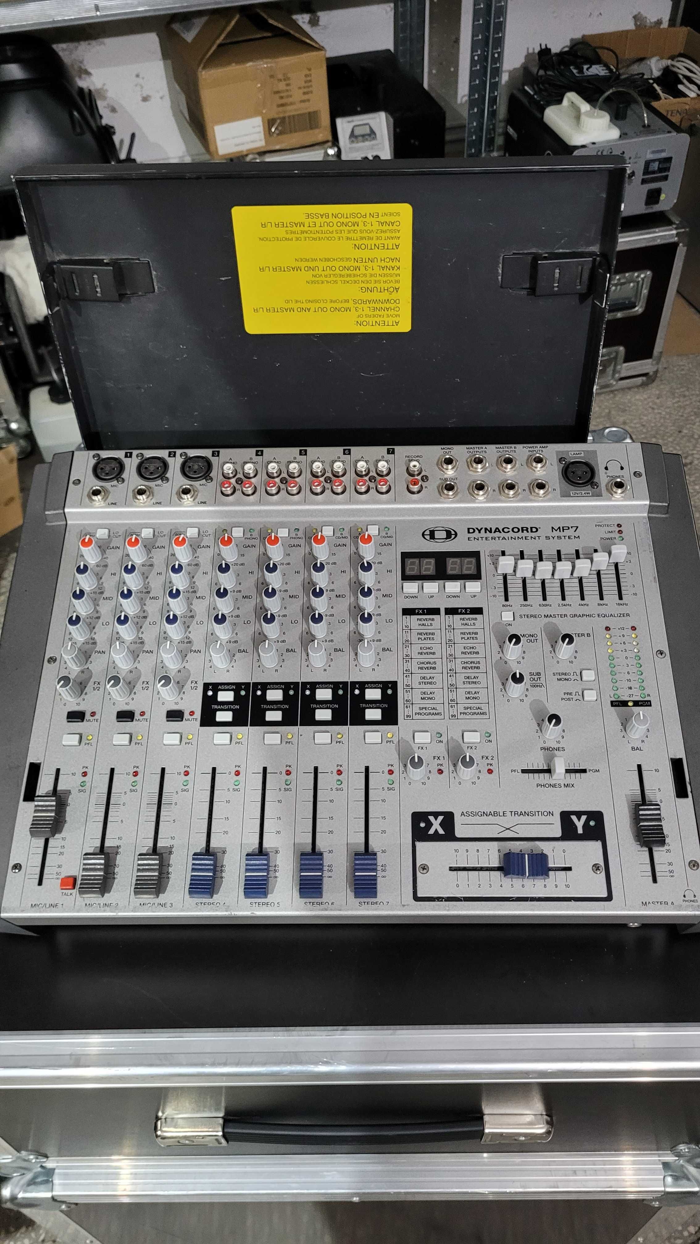 DYNACORD MP7 Powermixer dla Dj'a,  2 x 300W OKAZJA!