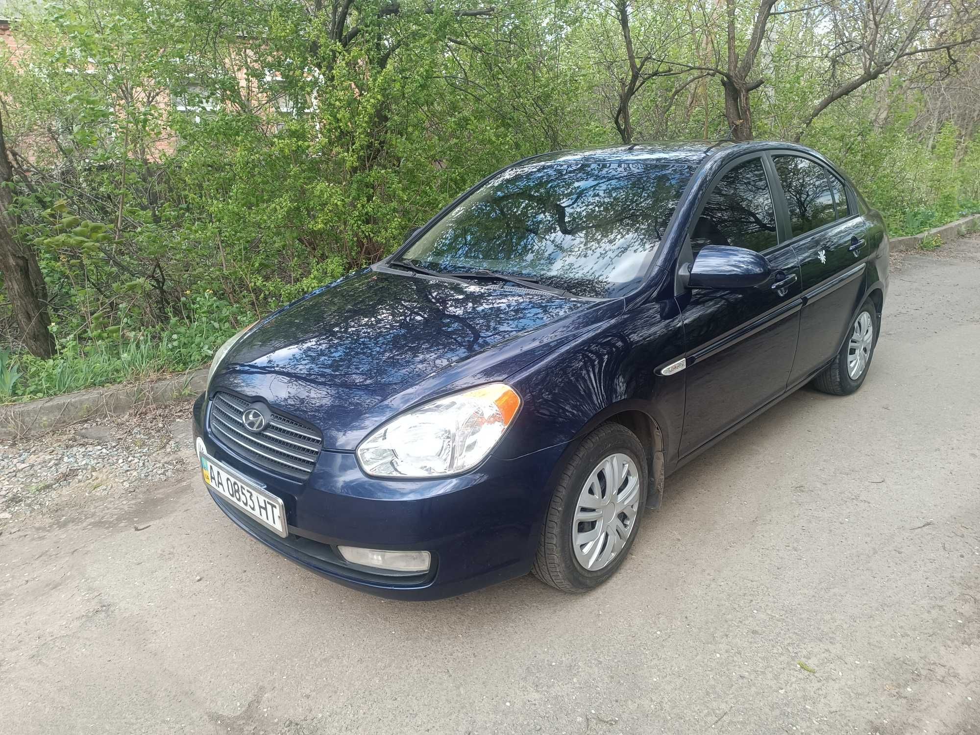 Hyundai Accent 2008 год мотор 1.6 .газ Evro IV .климат