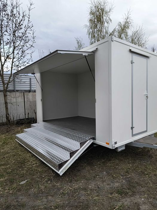 - PRZYCZEPA EVENTOWA - 4x2,3m - NOWA - wystawowa - SHOWROOM -