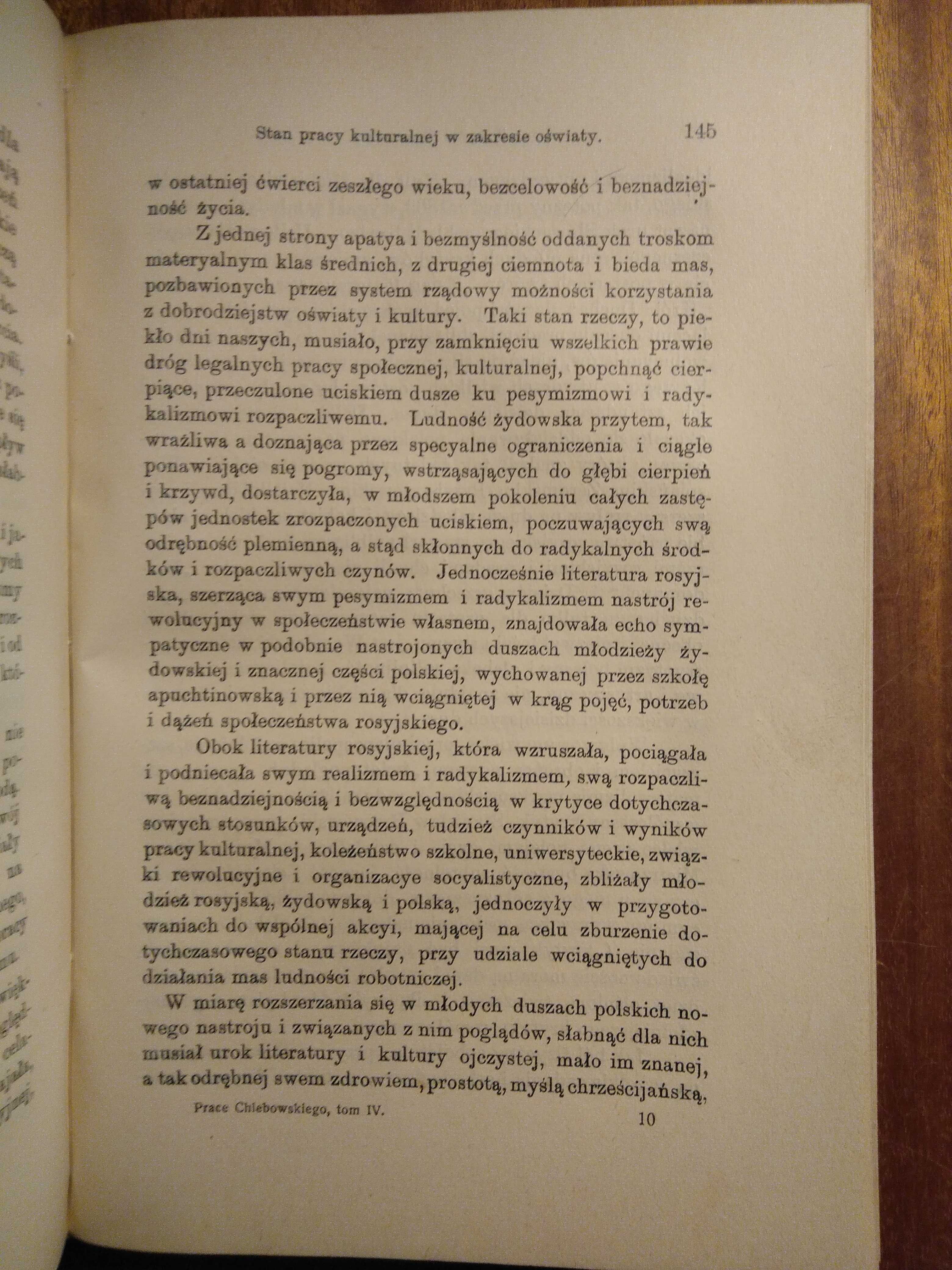 Pisma Bronisława Chlebowskiego T. III-IV - 1912