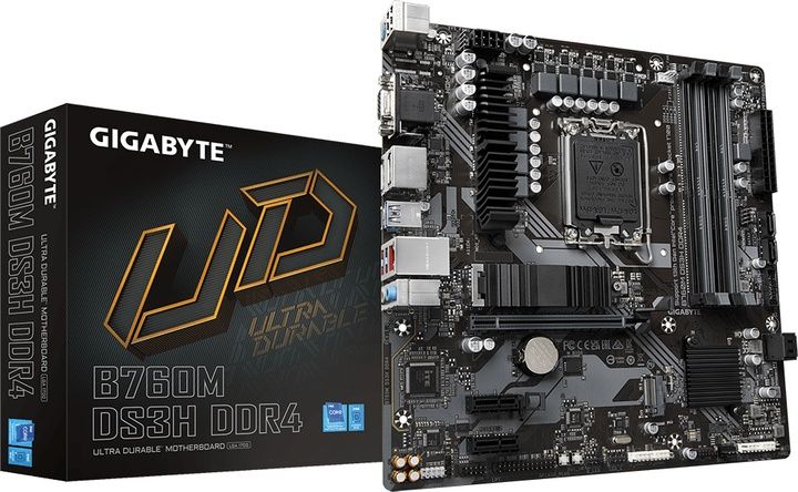 Материнська плата Gigabyte B760M DS3H DDR4 (s1700, Intel B760)