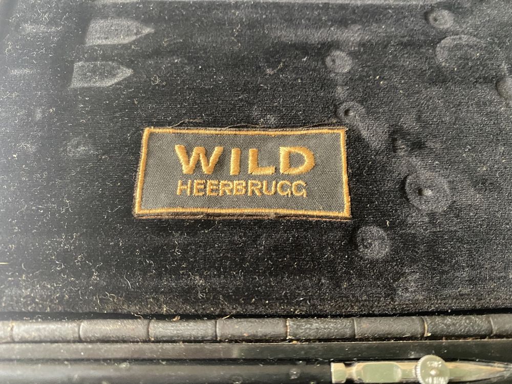 Caixa de compassos WILD HEERBRUGG set RZ30-Artigo de coleção