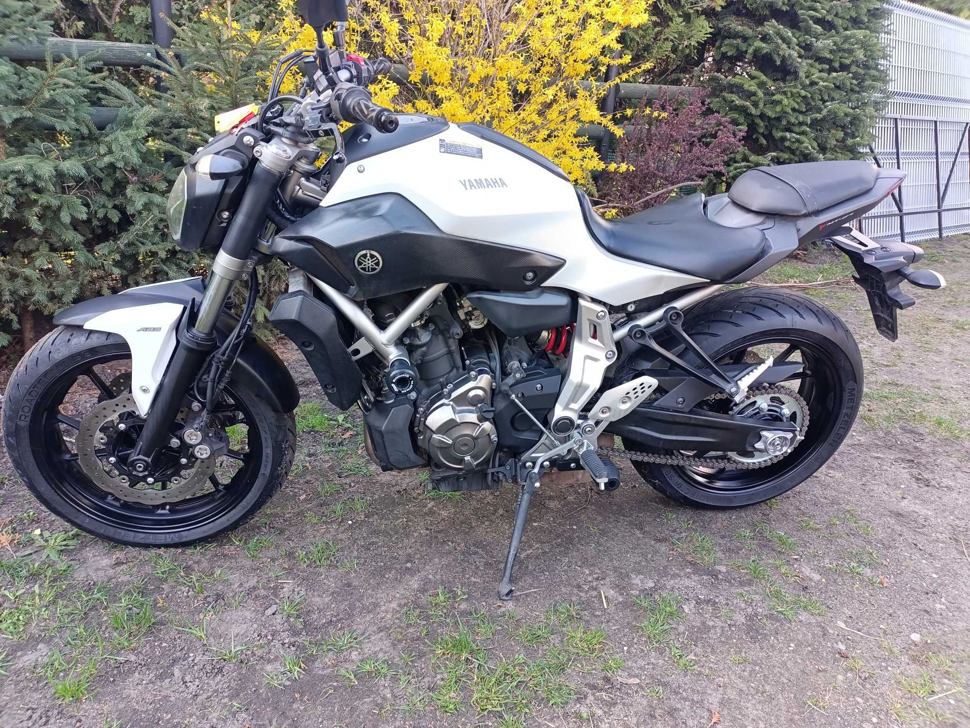 yamaha mt 07 bezwypadkowa