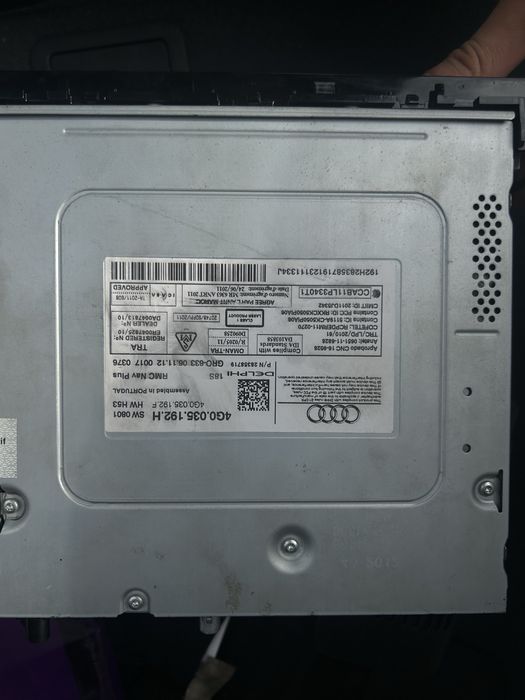 Audi a6 c7 блок mmi 4g0.035.192.h