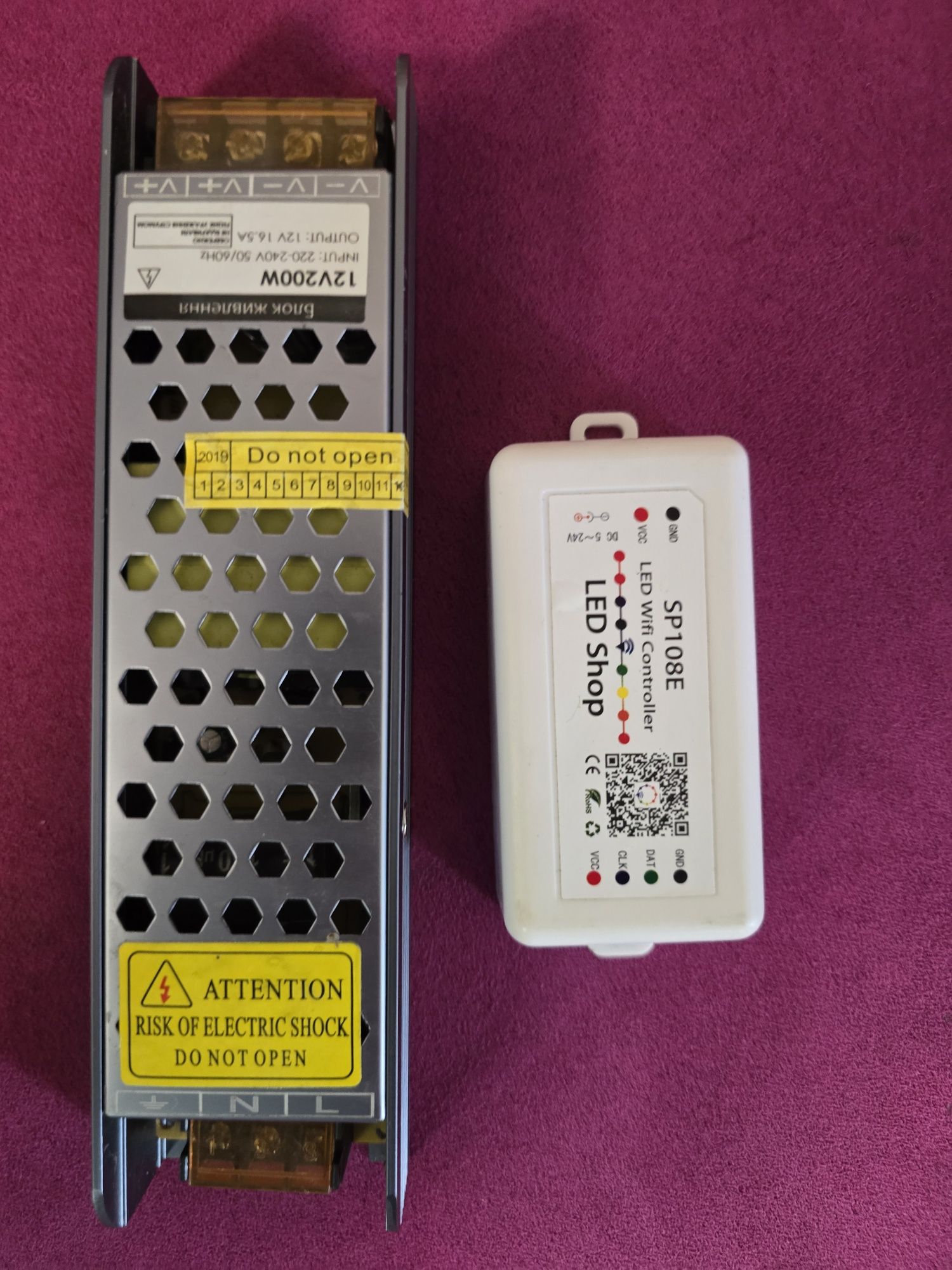 WI-Fi SPI Контролер SP108E для адресної LED стрічки та модулів