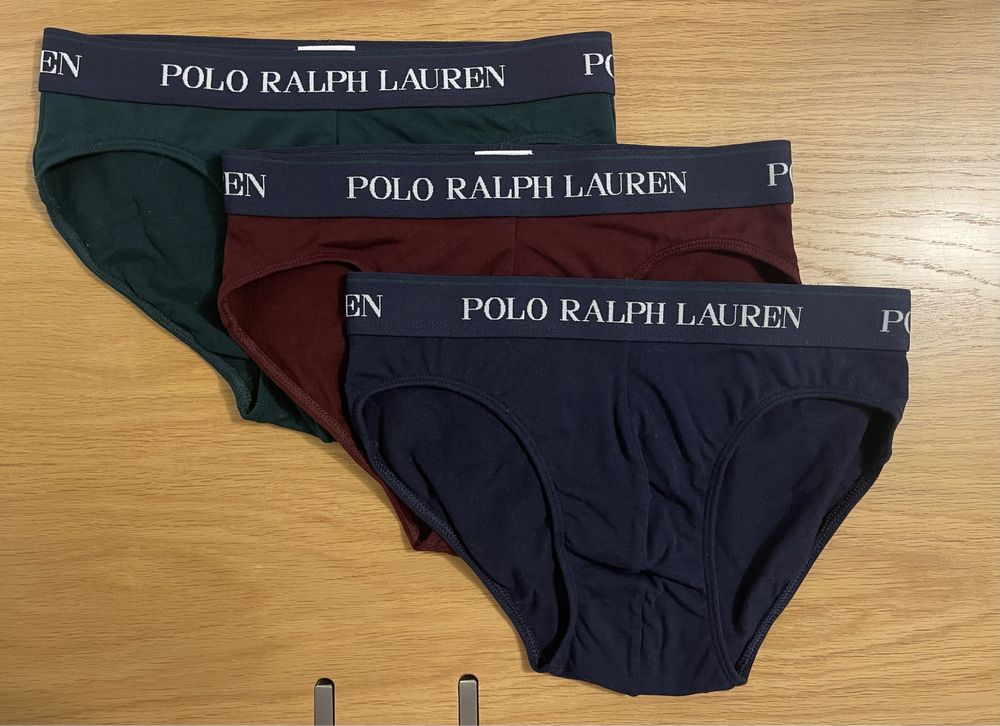 Pack de 8 slips de algodão várias cores - polo ralph Lauren