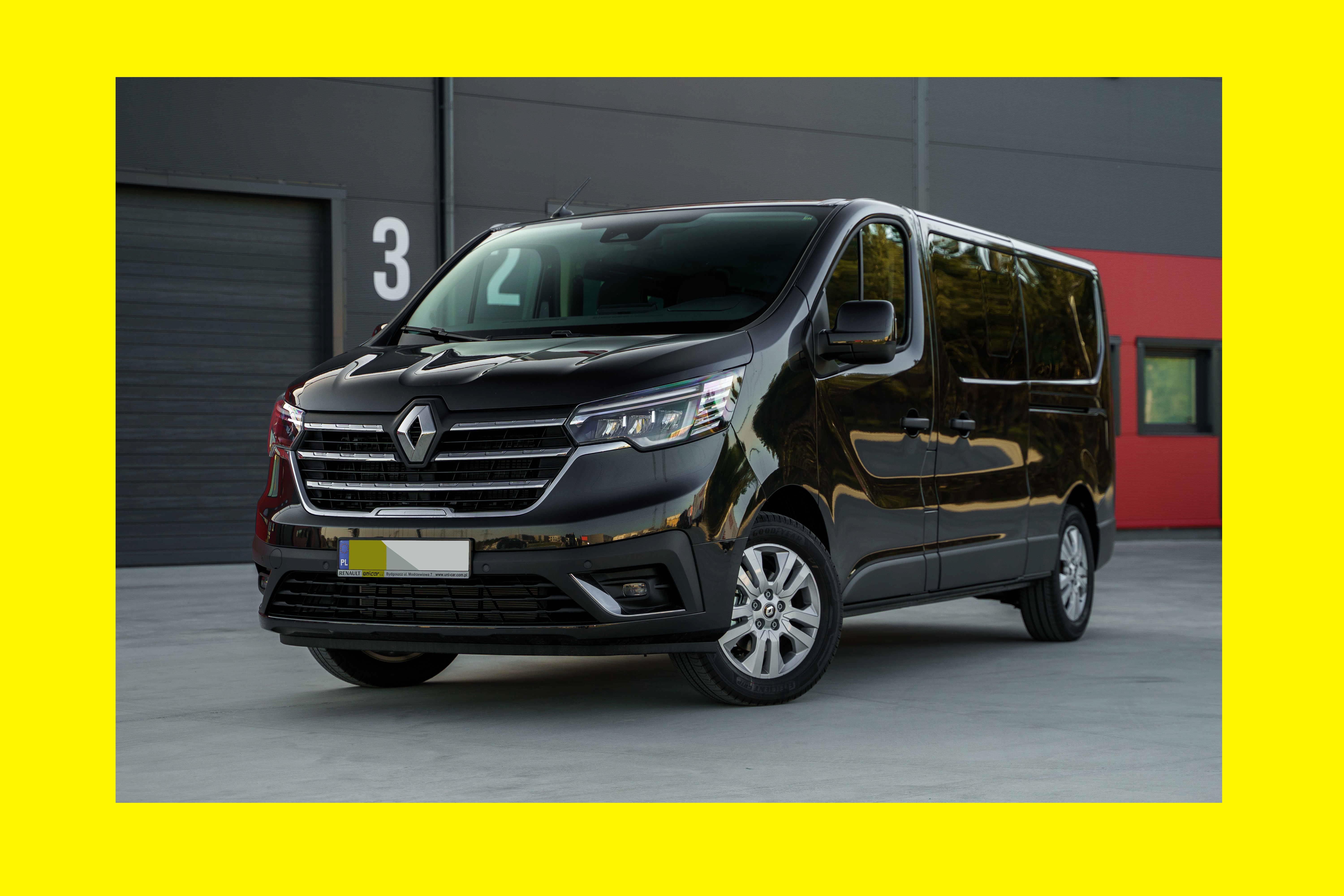 Wynajem Busa 9-Osobowy Renault Trafic  Nowy Model 2024 / Przewóz Osób