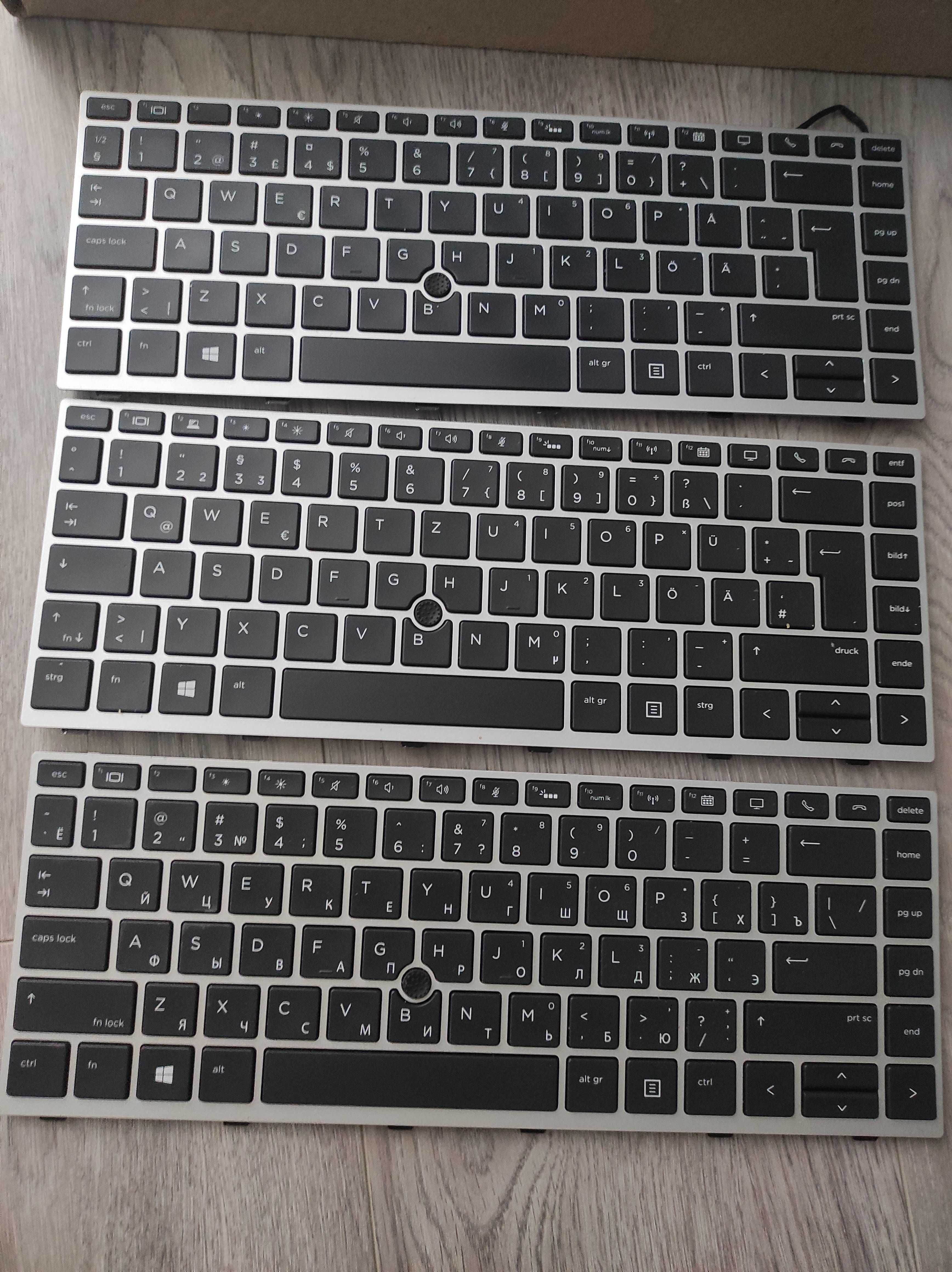 HP 840 G5 клавіатура (тачпад-шлейф/роз.бор ноут