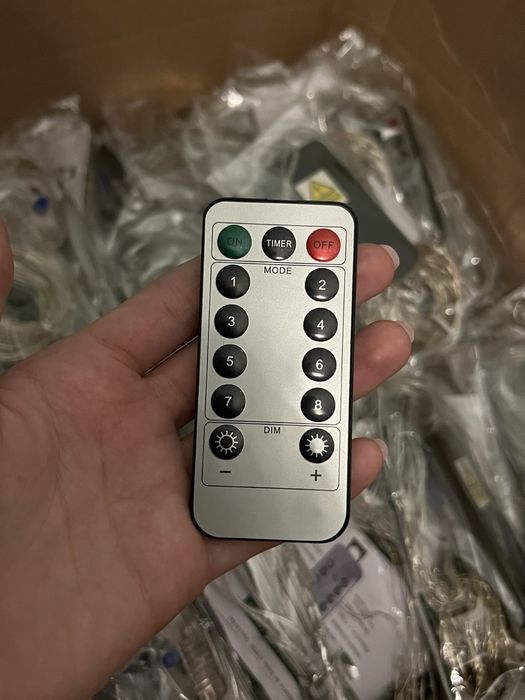 Гірлянда роса шторка