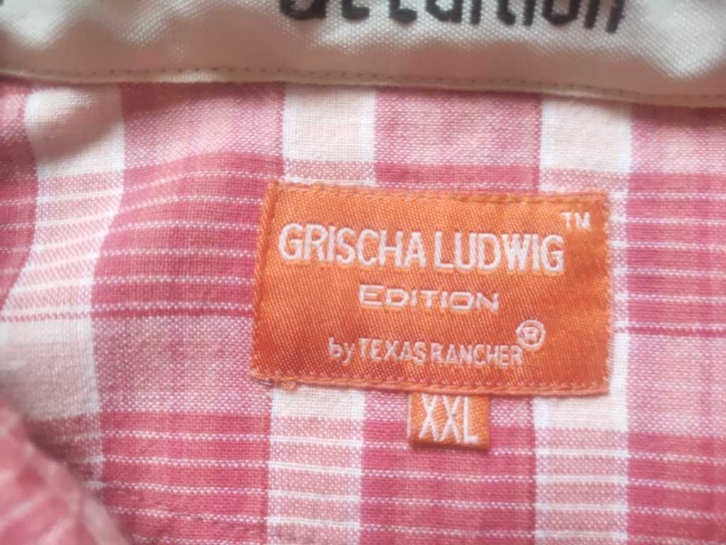 Мужская рубашка Grischa Ludwig  XXL с длинным рукавом