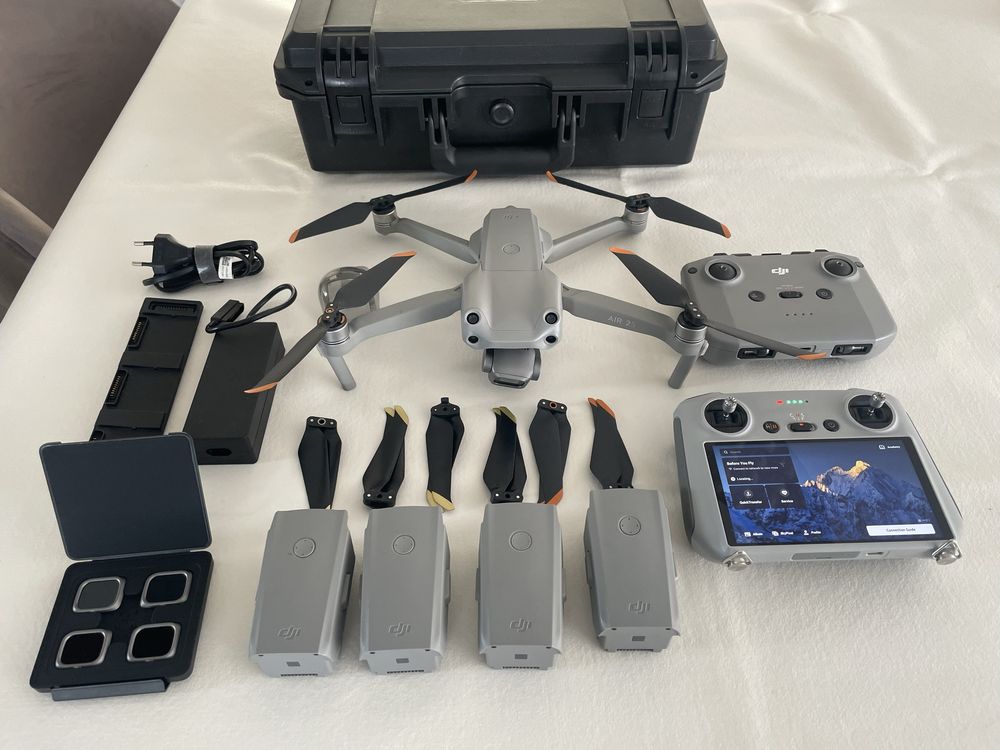 Dji Air 2S + 5 baterias e 2 RC