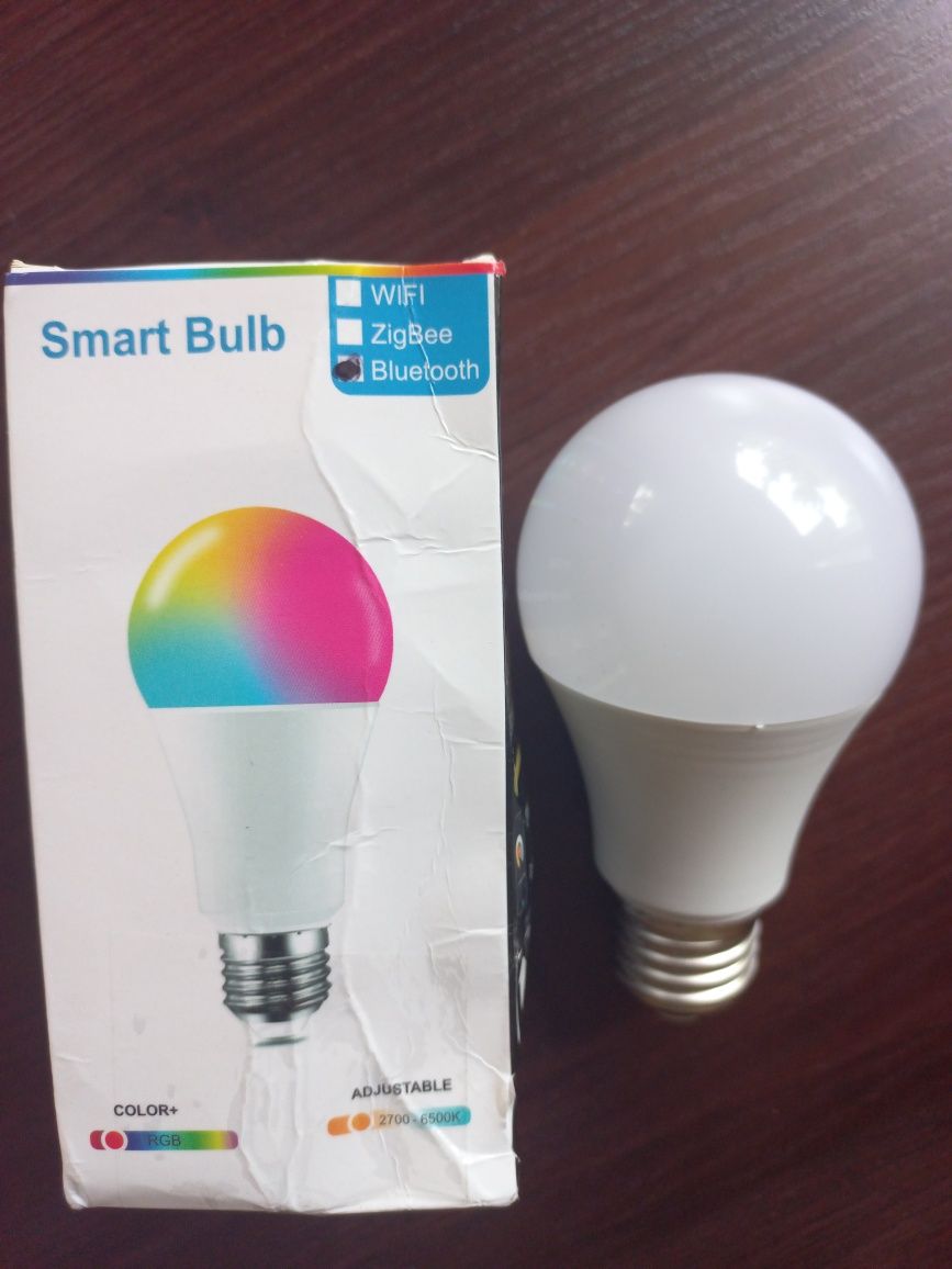 Smart лампочка LED RGB Е27 bluetooth
