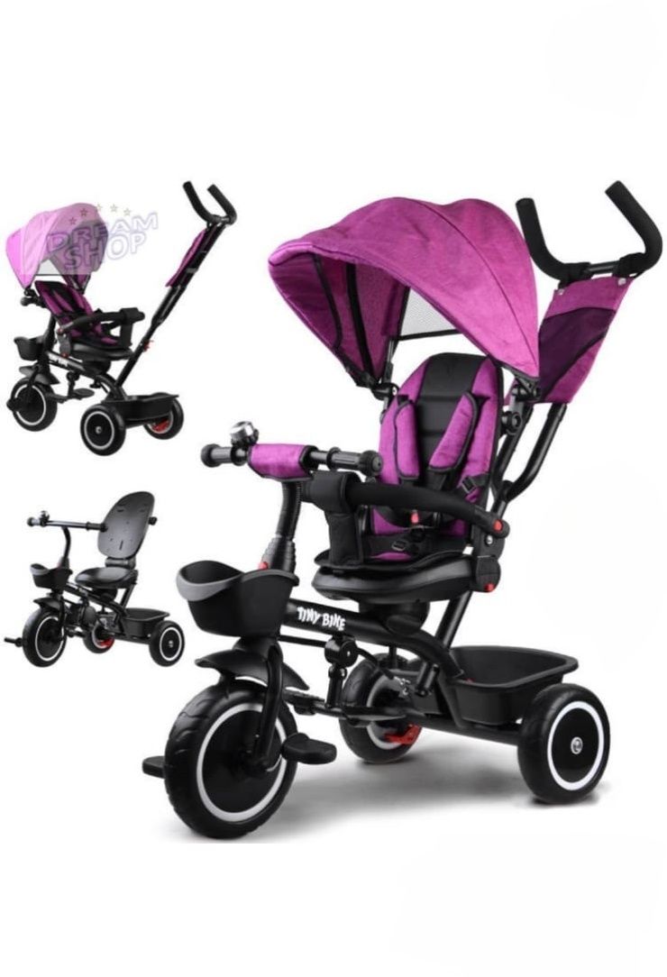 TINY BIKE 3w1 rowerek pchacz spacerówka ( zdjęcia poglądowe) Jak NOWY!
