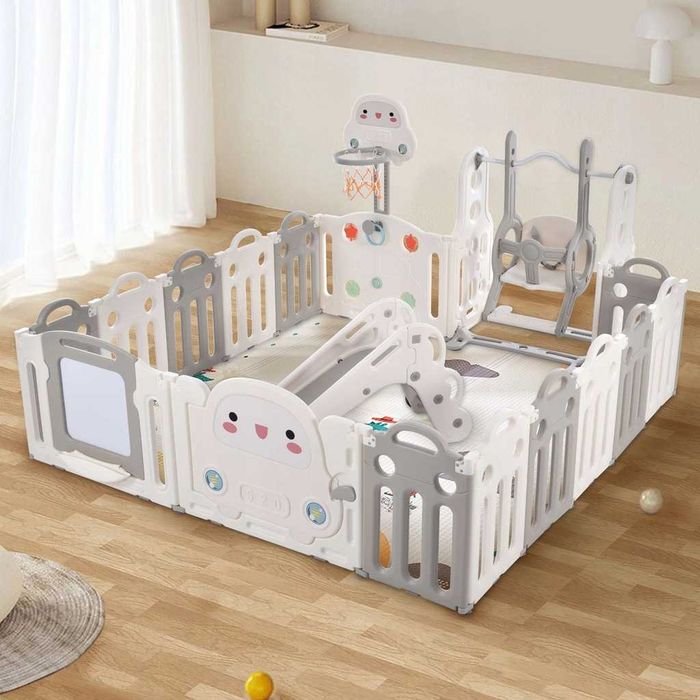 Kojec dziecka Plac zabaw zjeżdżalnia koszykówka