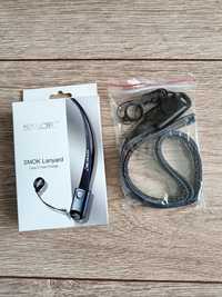 Smycz kabel Smok lanyard typ c czarny