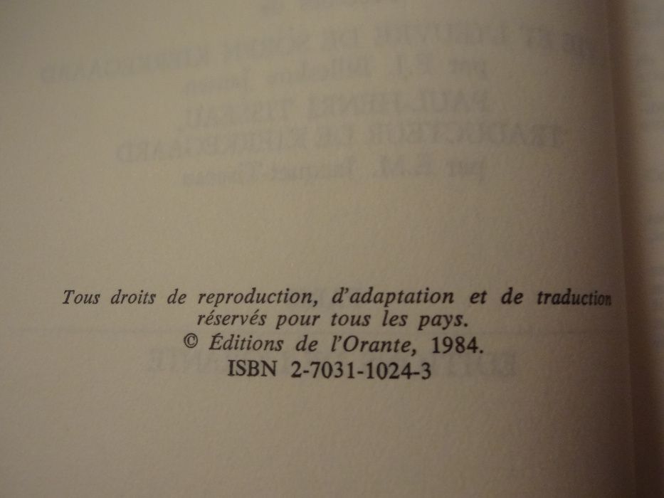 KIERKEGAARD, Søren – Obras Completas ∟ 20 vols. | 1984