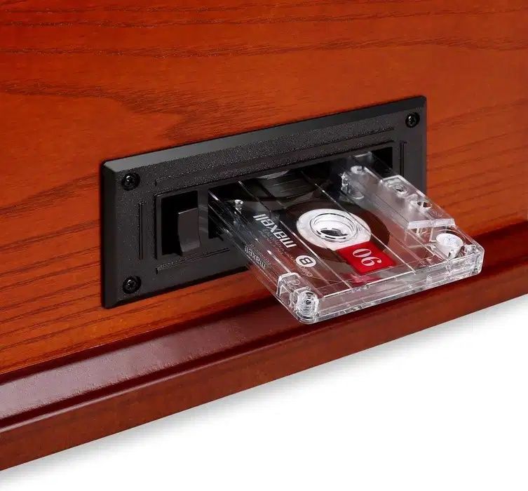 Gramofon Wieża Muzyczne Centrum 5w1 Retro RICATECH RMC200 CD MP3 FM/AM