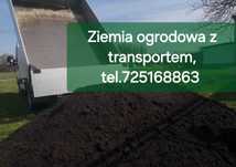 Ziemia ogrodowa Torf Czarnoziem transport Kamień Piasek Żwir