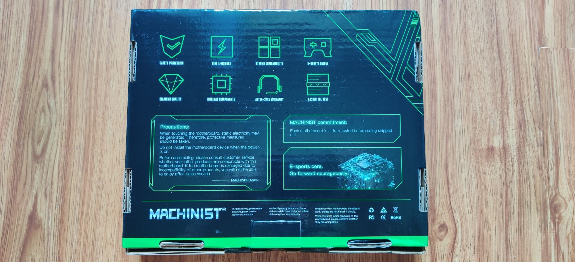 Нова материнська плата AMD am4 b450 soyo, machinist