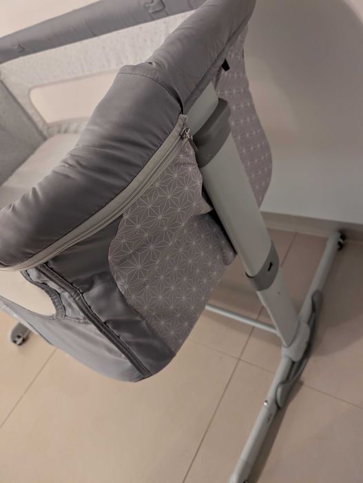 Chicco Next2me Dream Next to me Z funkcją kołyski srebrny