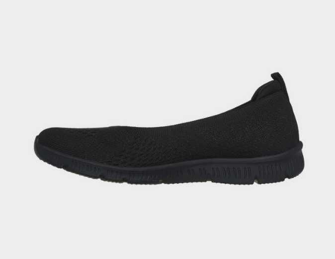 Жіночі балетки skechers / оригінальні балетки чорного кольору