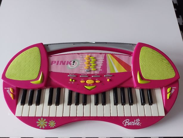 keyboard, pianino, organy Barbie