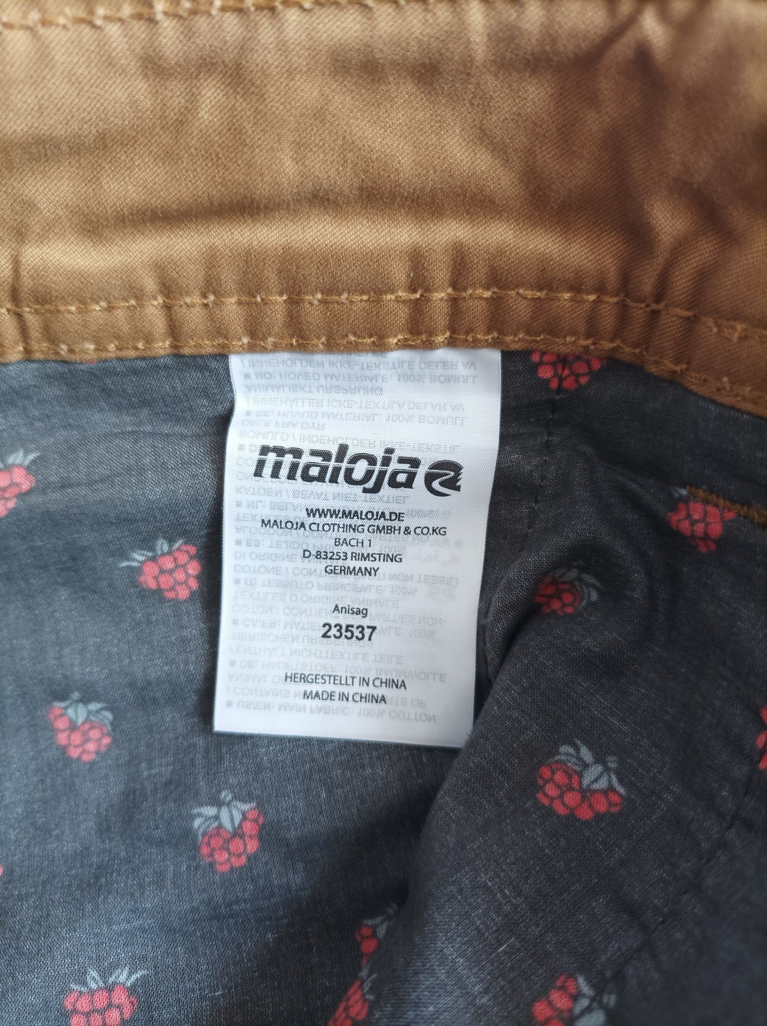 Maloja krótkie spodenki szorty M