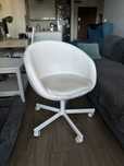 Fotel obrotowy bialy skruvsta ikea