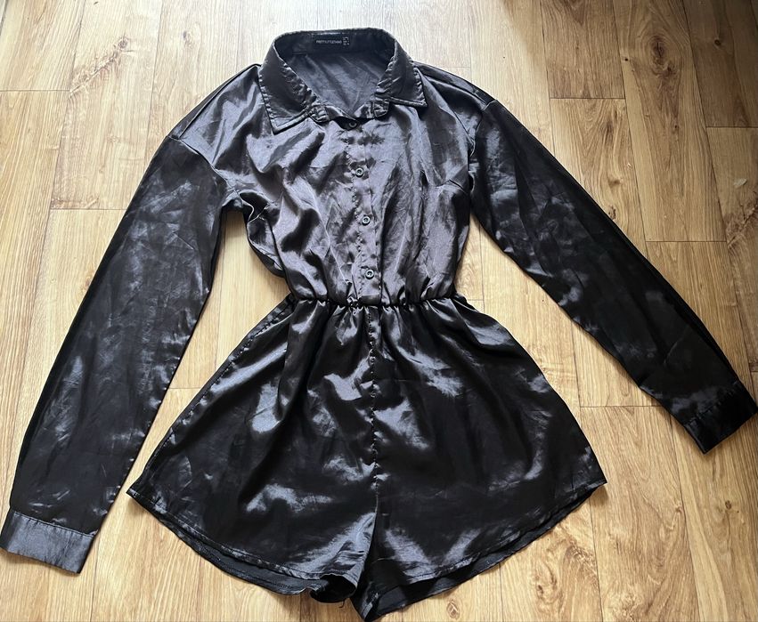 Шоколадний комбез шелковий новий