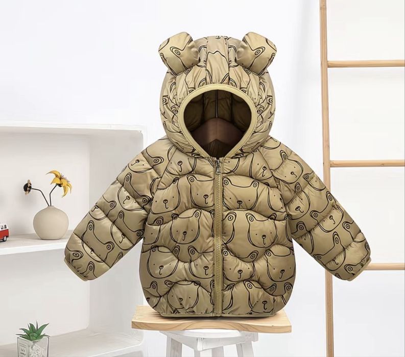Детские пуховики мишка под заказ